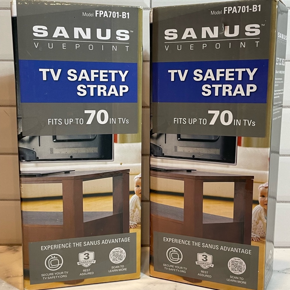 Sanus TV Safety Strap Set